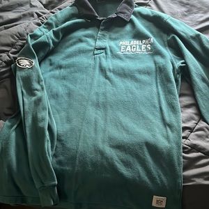 Philadelphia Eagles collared, longsleeve shirt